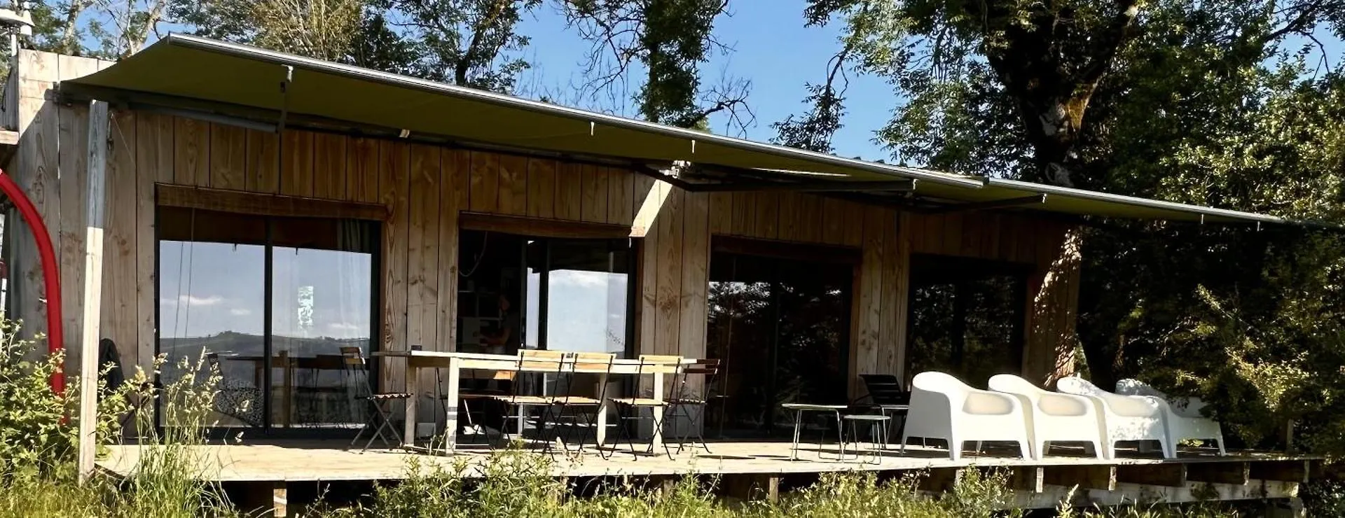 Maison Bois Avec Vue Lac Piscine Teillet  Teillet (Tarn)